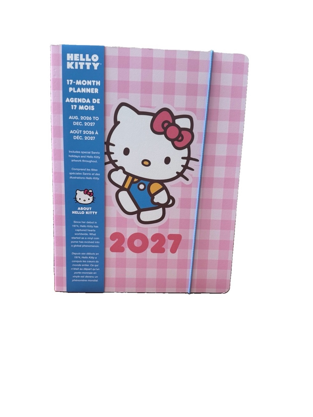 Sanrio Hello Kitty & Friends 17-month Aug 2026-Dec.2027 Slim Thin Planner 9.5x7.